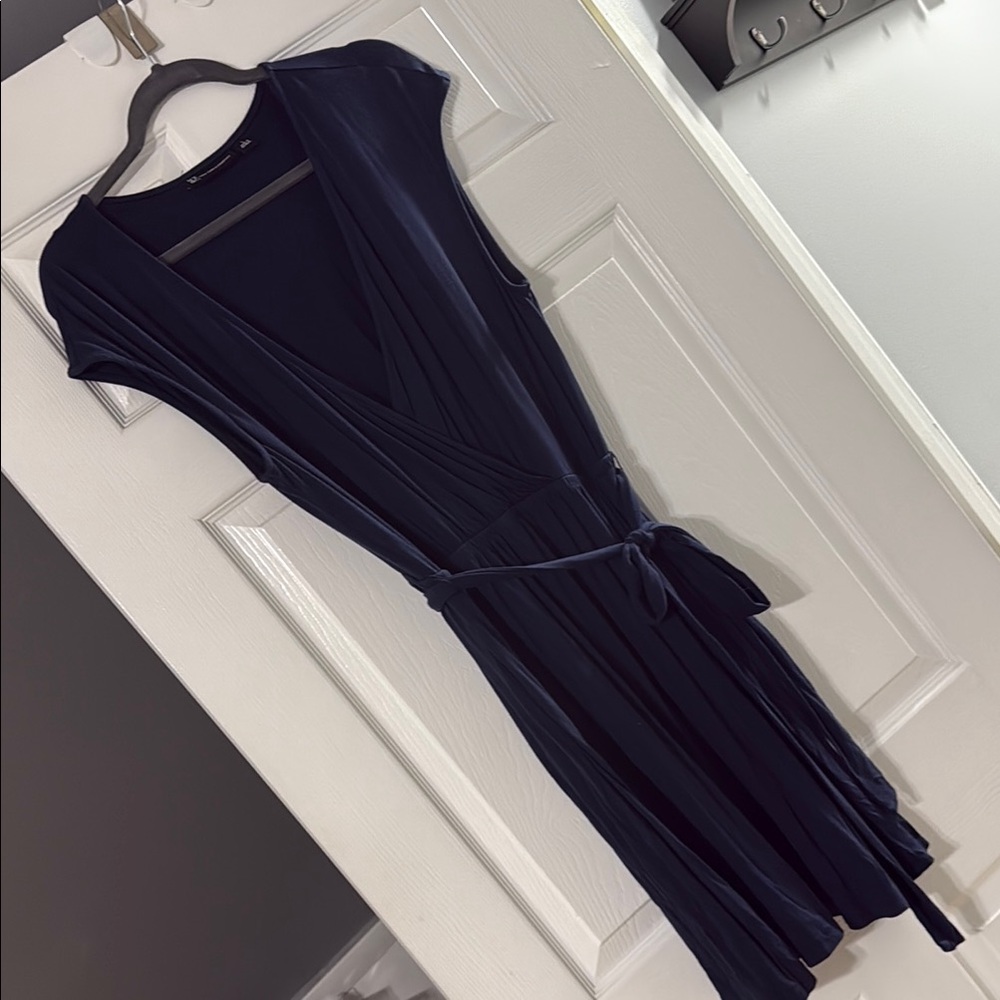 New York & Company Navy Mini Dress